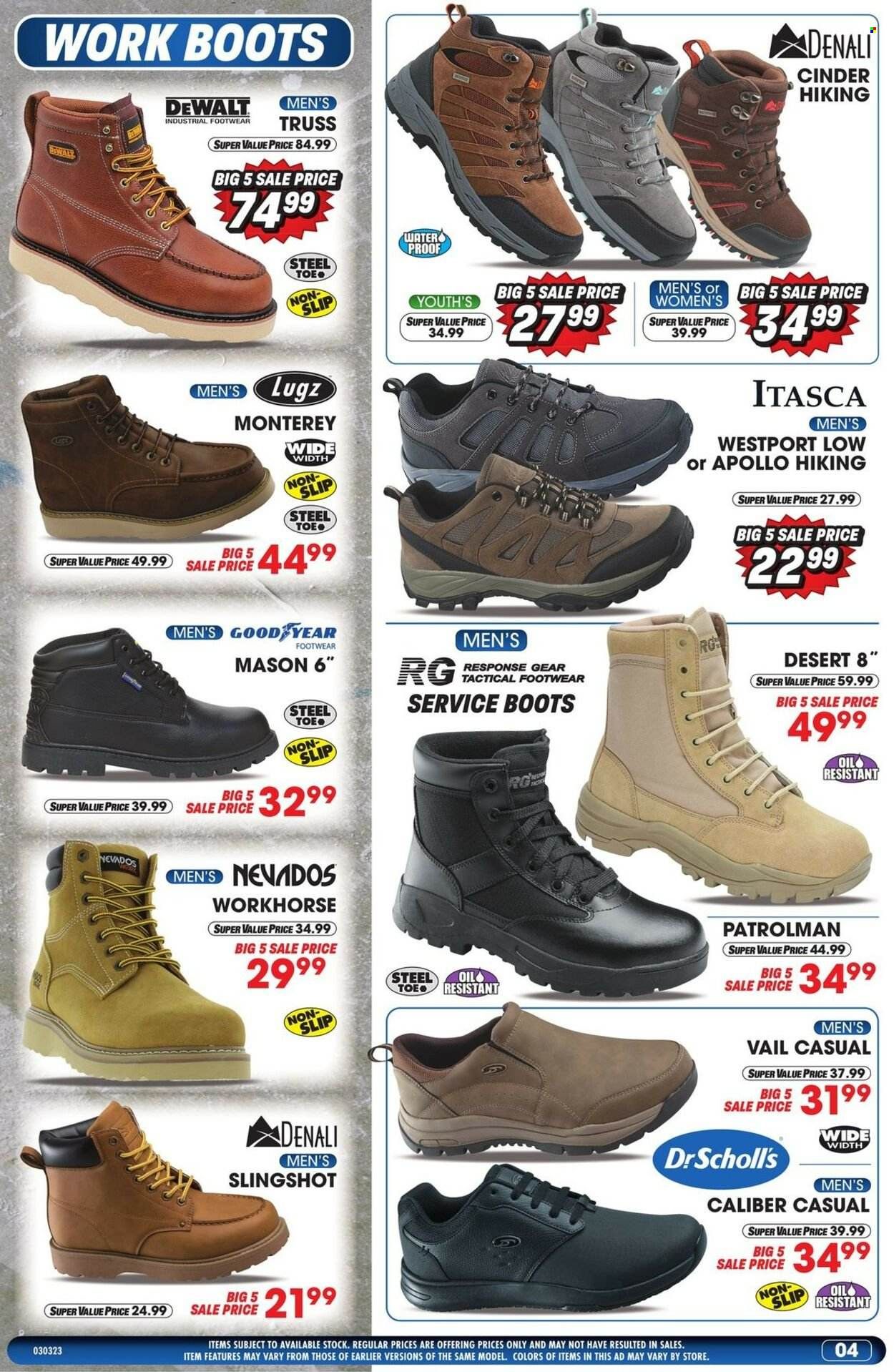 Big 5 (AZ, CA, CO, ID, NM, OR, UT, WA) Weekly Ad Flyer Specials March 3 to March 9, 2023