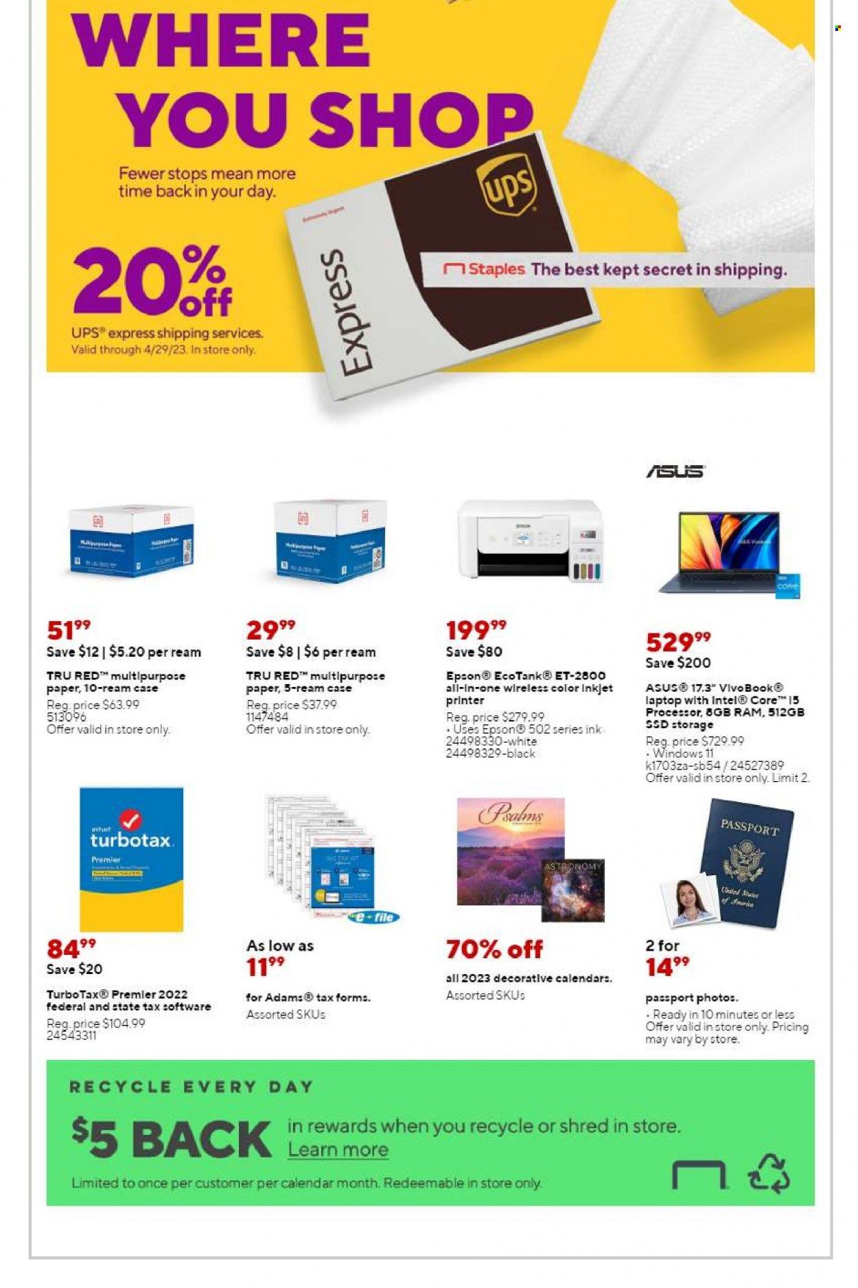 Staples Weekly Ad Flyer Specials March 5 to March 11, 2023
