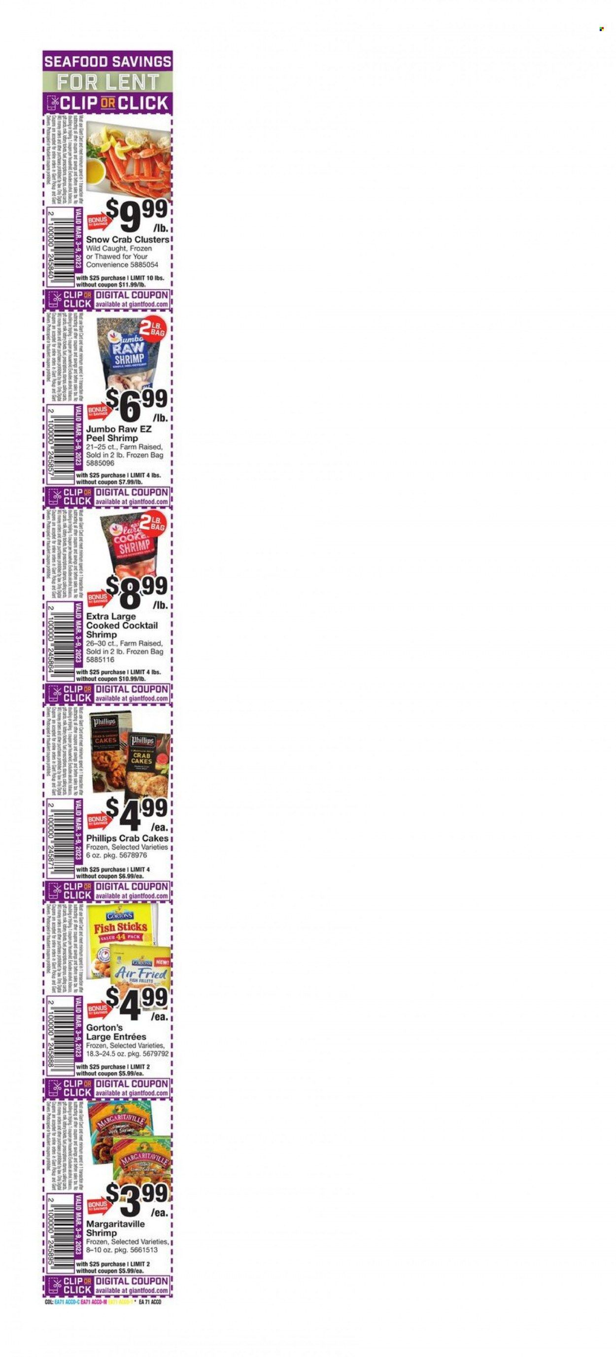 Giant Food (DE, MD, VA) Weekly Ad Flyer Specials March 3 to March 9, 2023