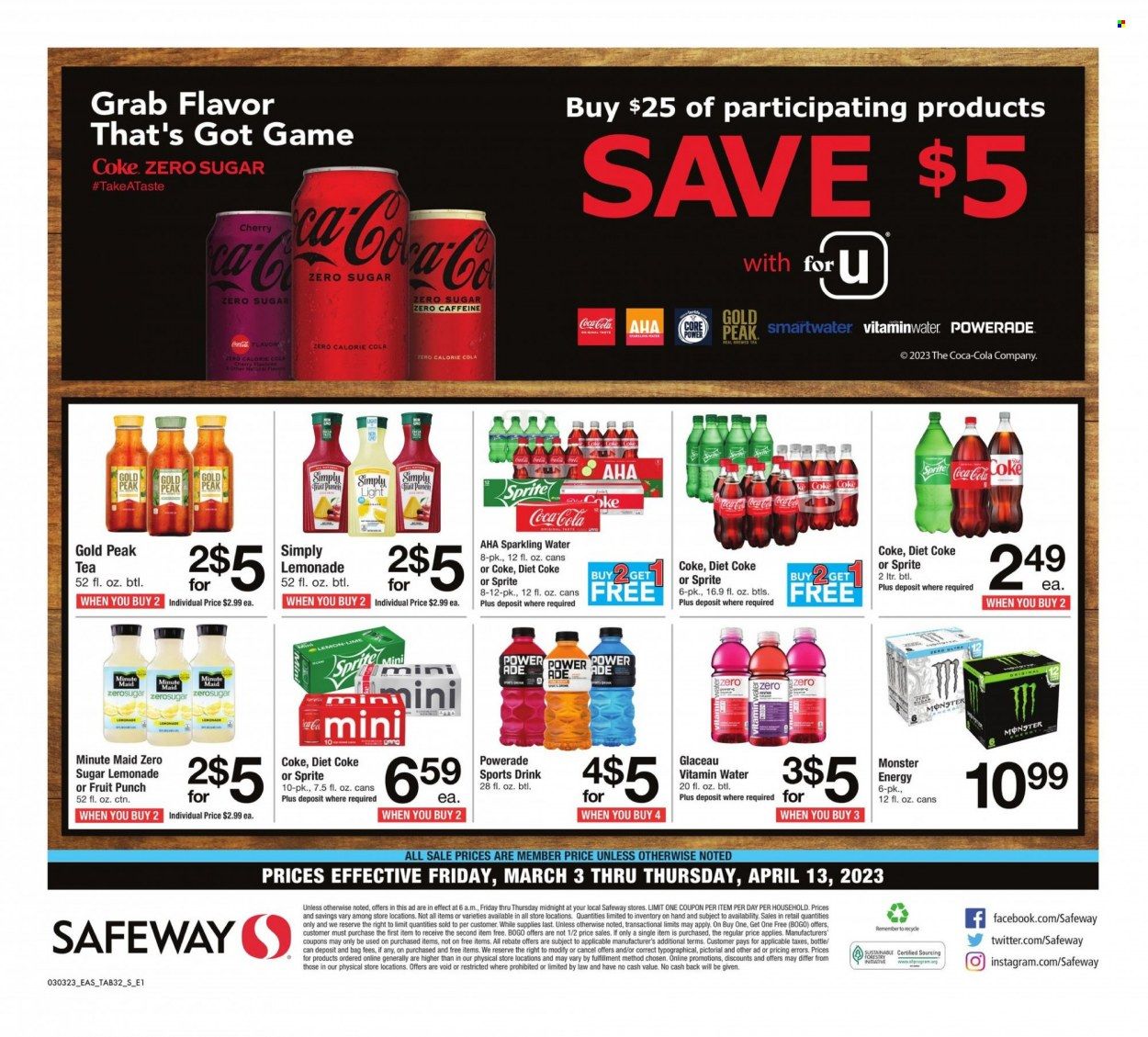 Safeway (MD, VA) Weekly Ad Flyer Specials March 3 to April 13, 2023