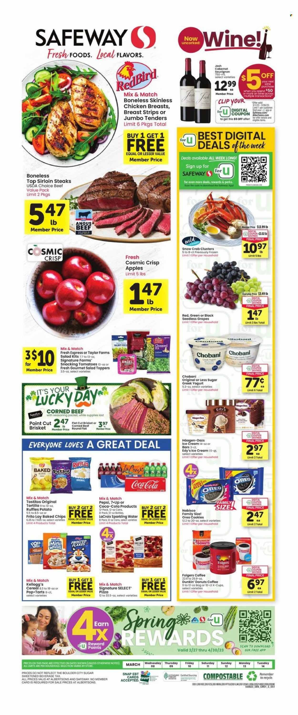 Safeway (CO) Weekly Ad Flyer Specials March 8 to March 14, 2023