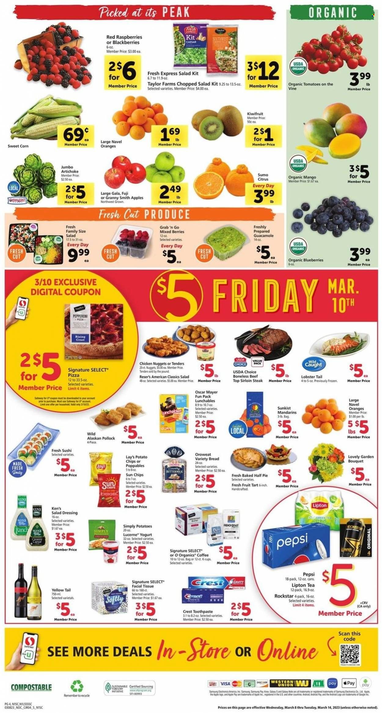 Safeway (CA, HI, OR, WA) Weekly Ad Flyer Specials March 8 to March 14, 2023