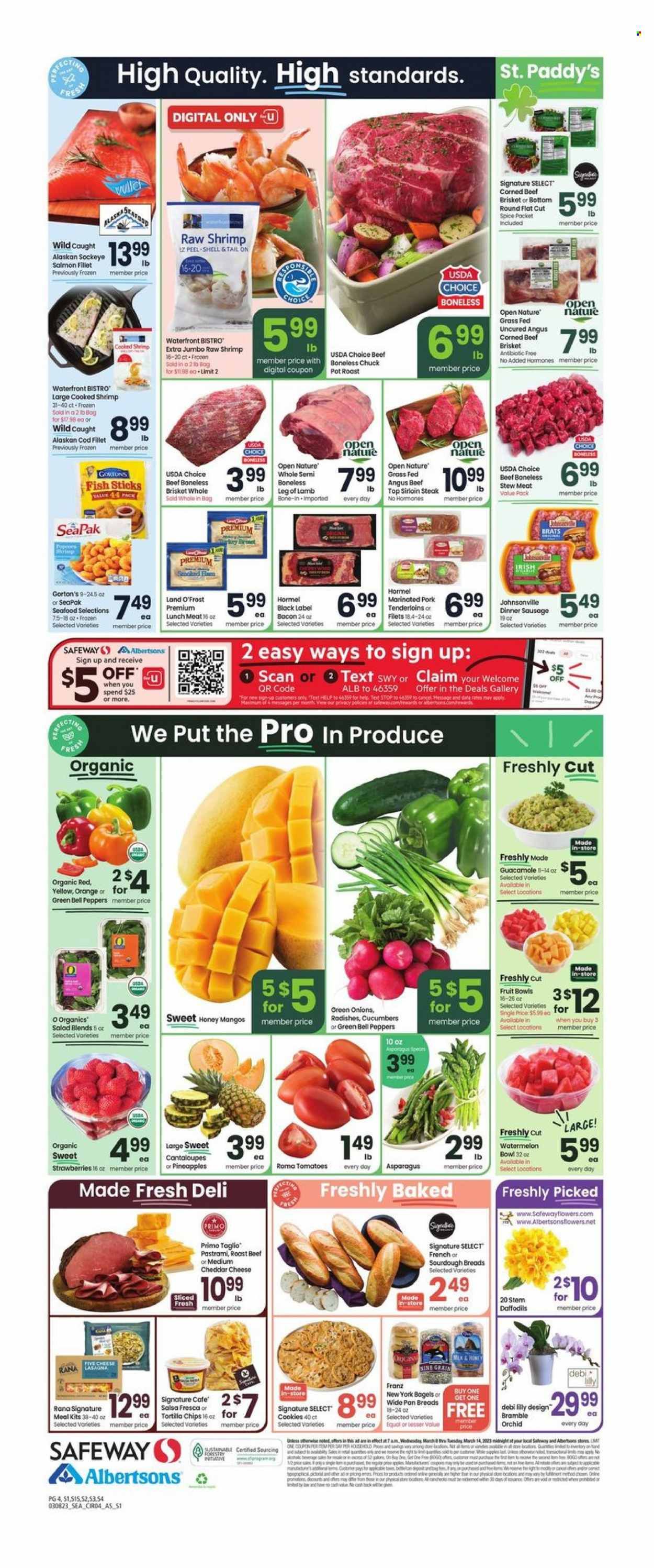 Safeway (WA) Weekly Ad Flyer Specials March 8 to March 14, 2023