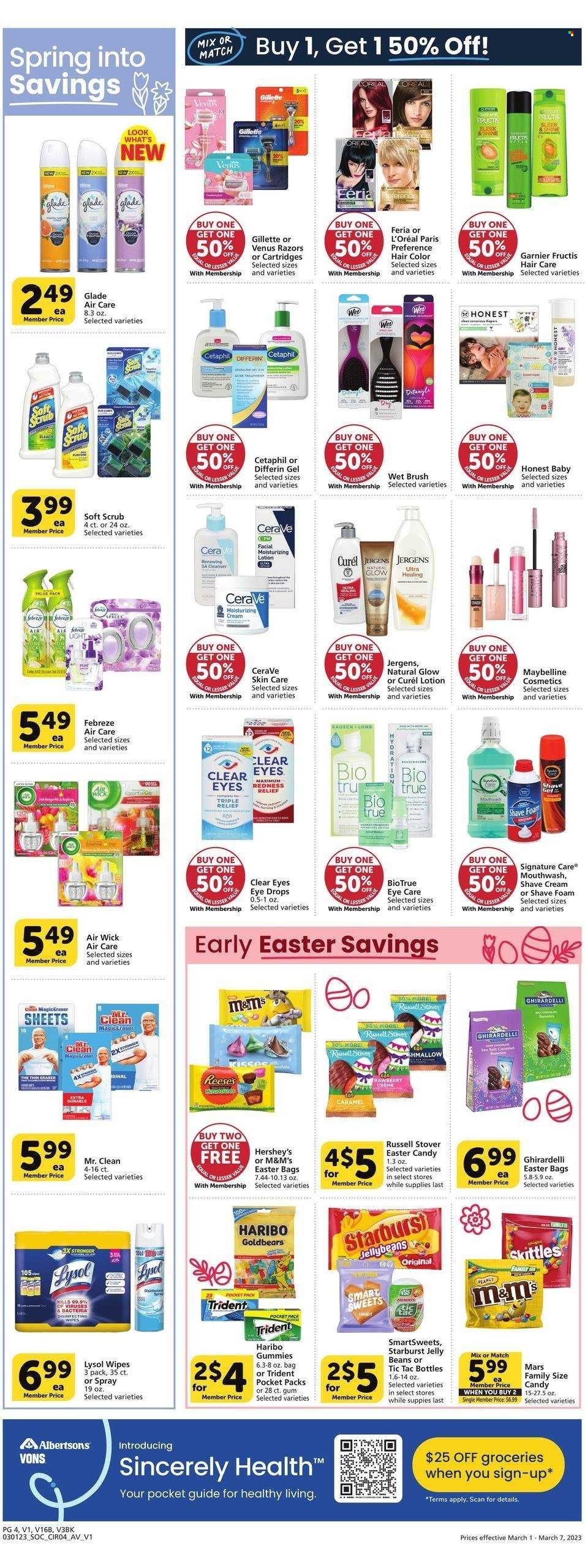 Vons (CA) Weekly Ad Flyer Specials March 1 to March 7, 2023
