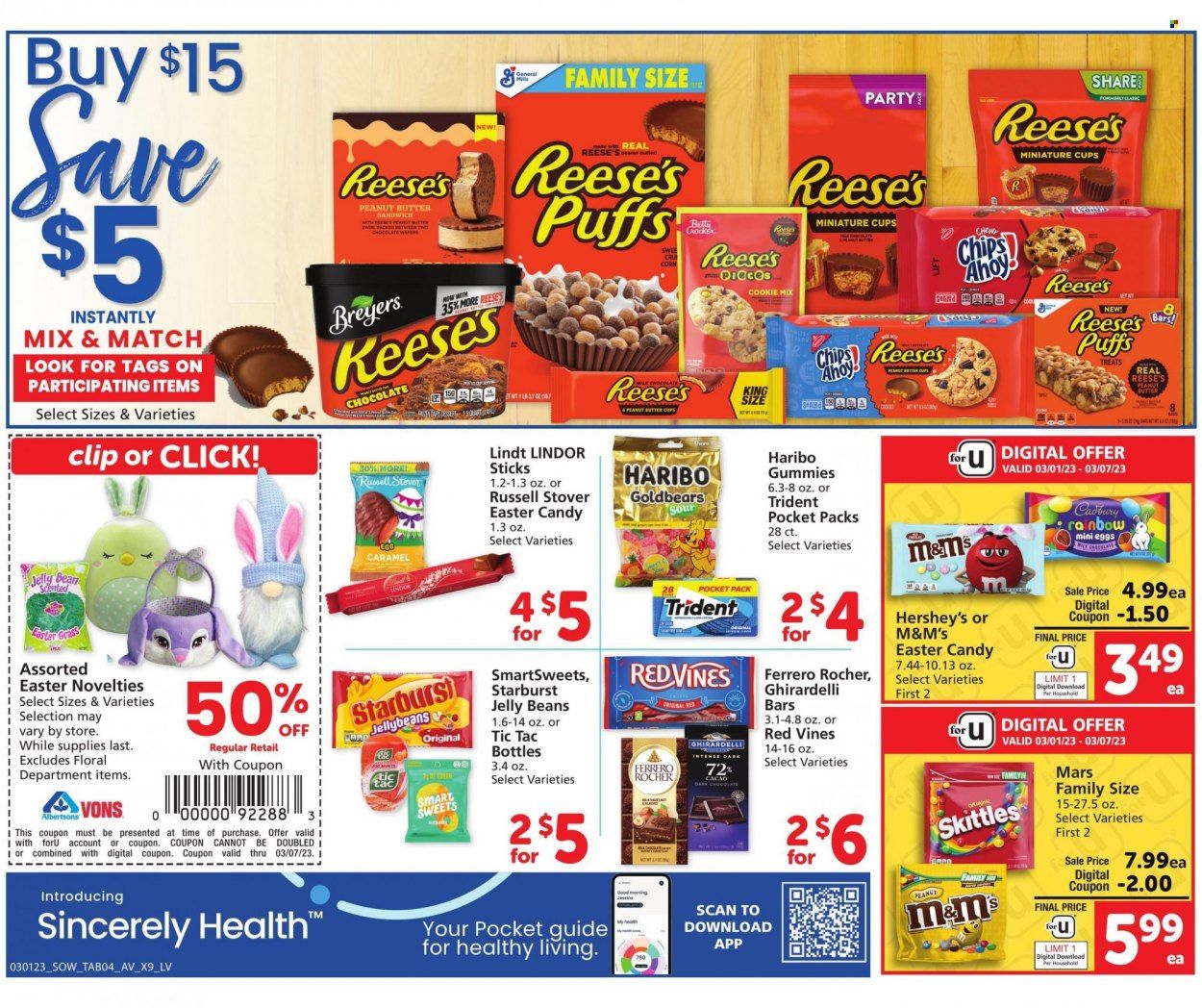 Vons (NV) Weekly Ad Flyer Specials March 1 to March 7, 2023