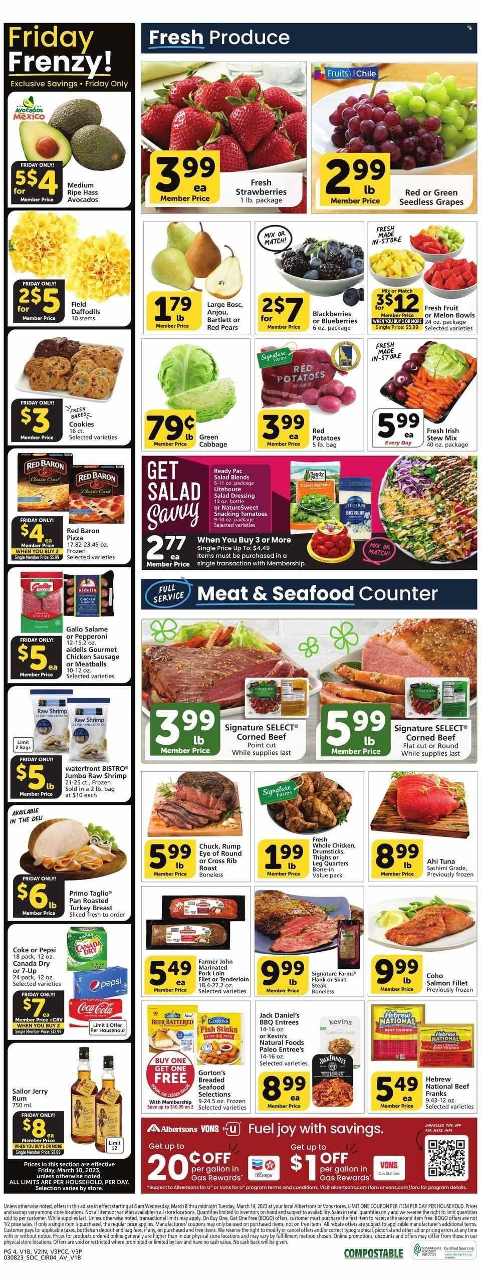 Vons (CA) Weekly Ad Flyer Specials March 8 to March 14, 2023