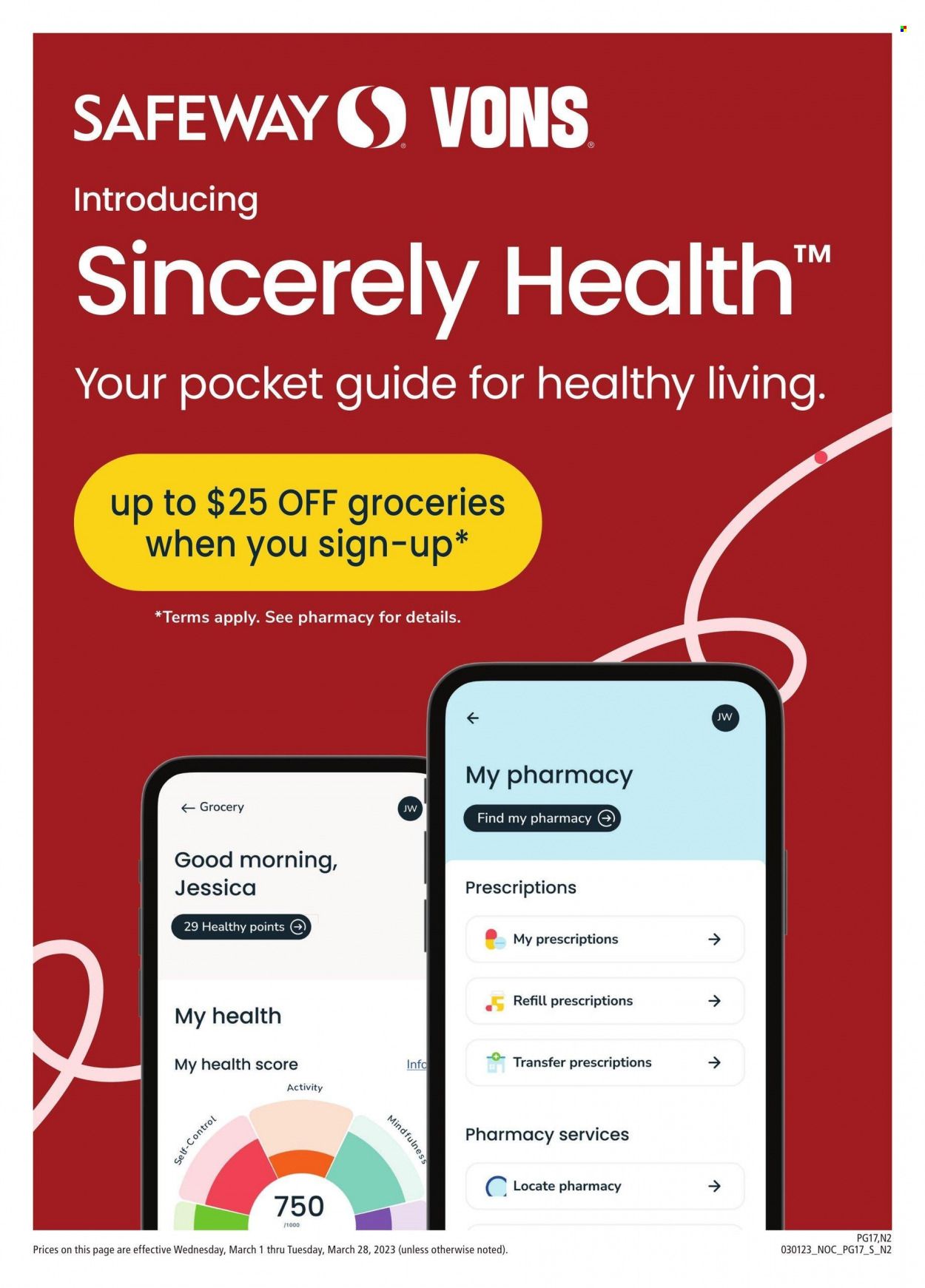 Vons (CA) Weekly Ad Flyer Specials March 1 to March 28, 2023