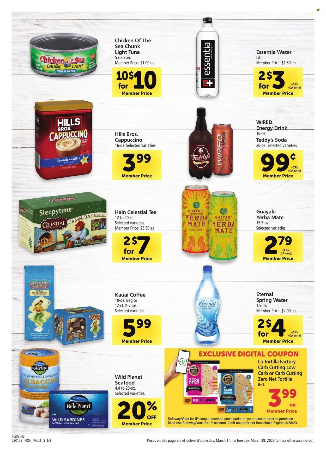 Vons (CA) Weekly Ad Flyer Specials March 1 to March 28, 2023