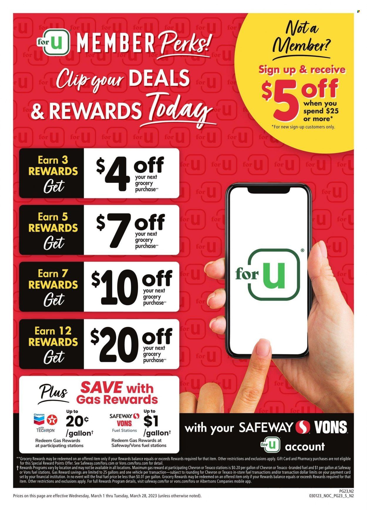 Vons (CA) Weekly Ad Flyer Specials March 1 to March 28, 2023