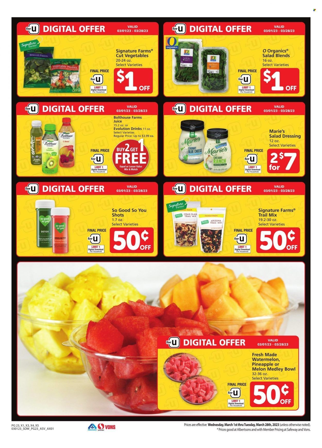 Vons (NV) Weekly Ad Flyer Specials March 1 to March 28, 2023