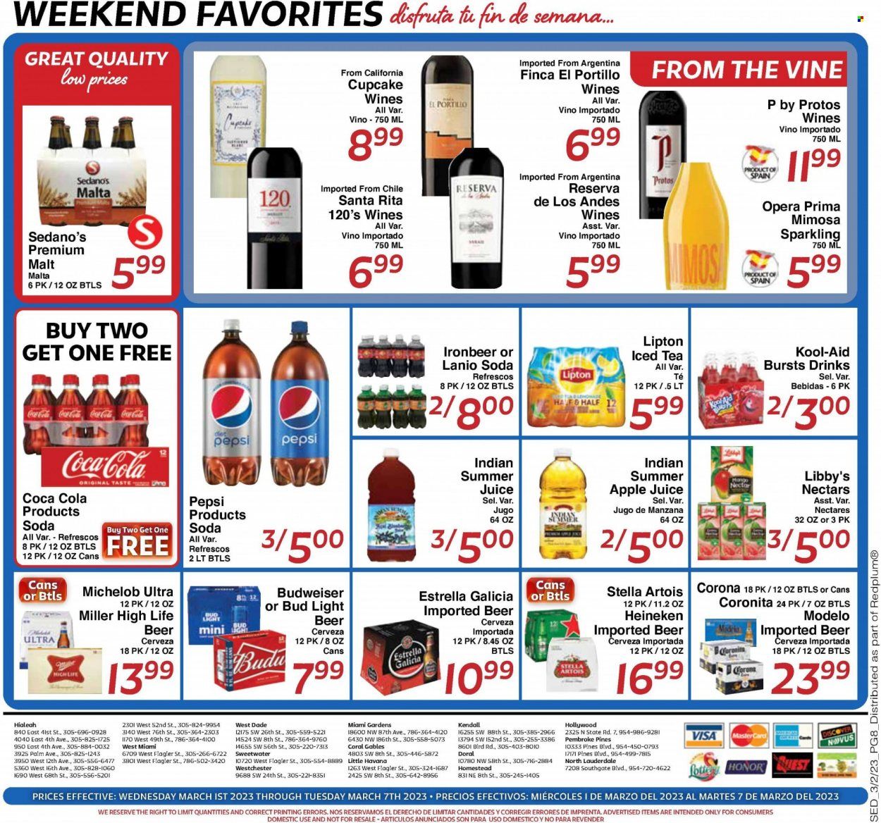 Sedano's (FL) Weekly Ad Flyer Specials March 1 to March 7, 2023