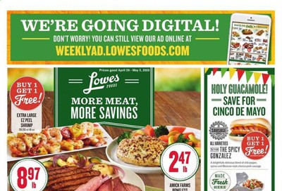 Lowes Foods Weekly Ad & Flyer April 29 to May 5