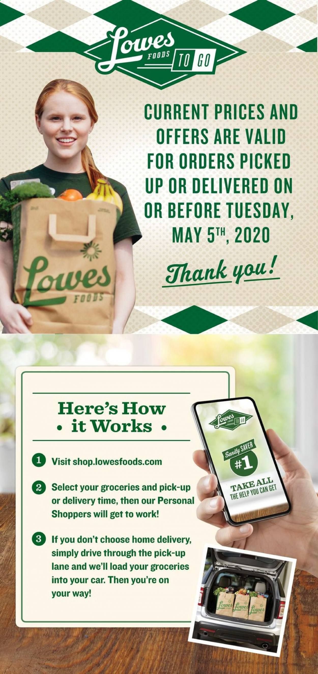 Lowes Foods Weekly Ad & Flyer April 29 to May 5