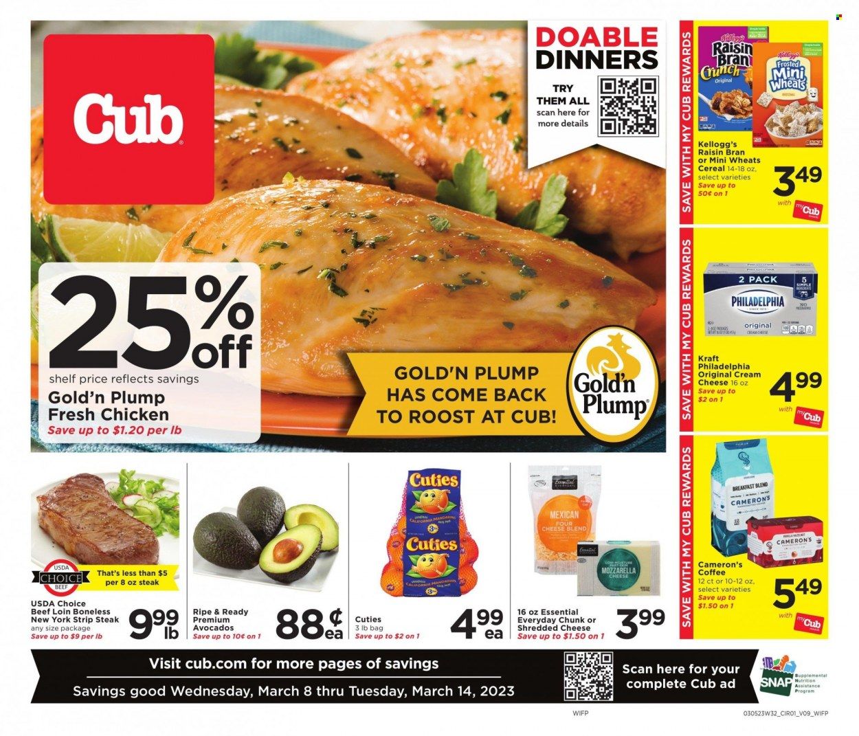 Cub Foods (IL) Weekly Ad Flyer Specials March 8 to March 14, 2023