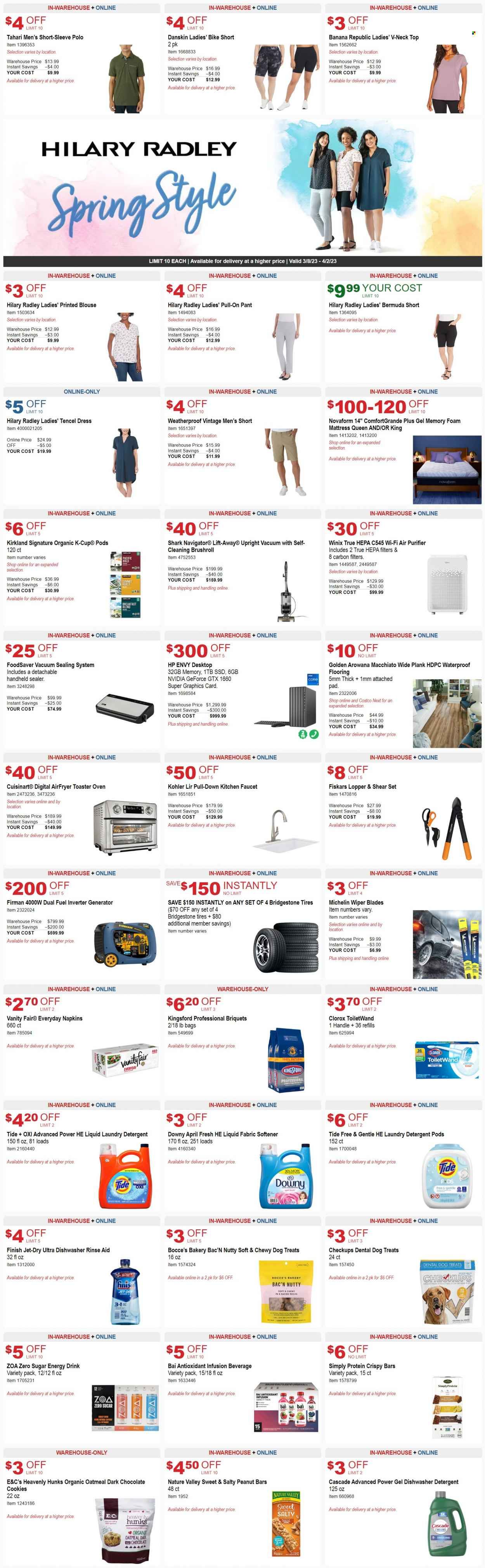 Costco Weekly Ad Flyer Specials March 8 to April 2, 2023