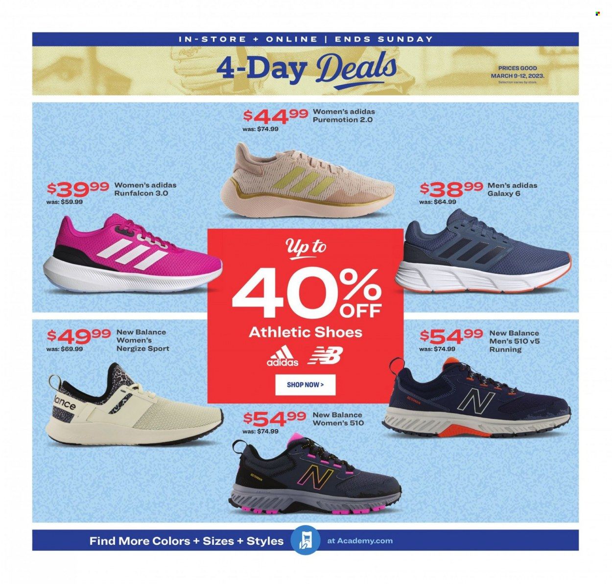 Academy Sports + Outdoors Weekly Ad Flyer Specials March 9 to March 12, 2023