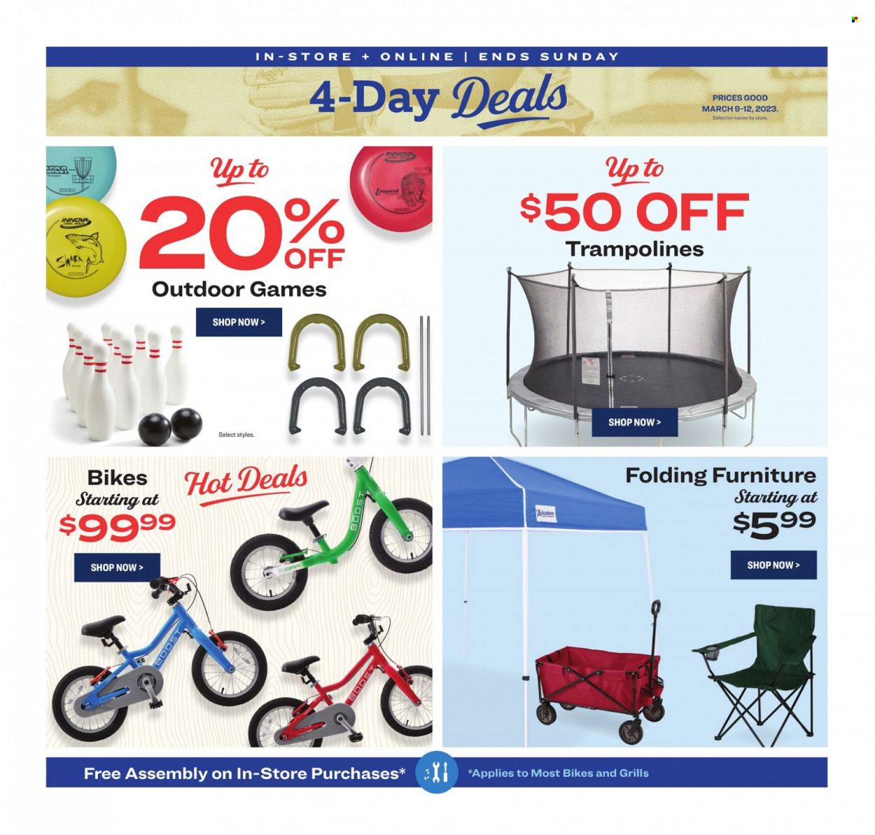 Academy Sports + Outdoors Weekly Ad Flyer Specials March 9 to March 12, 2023