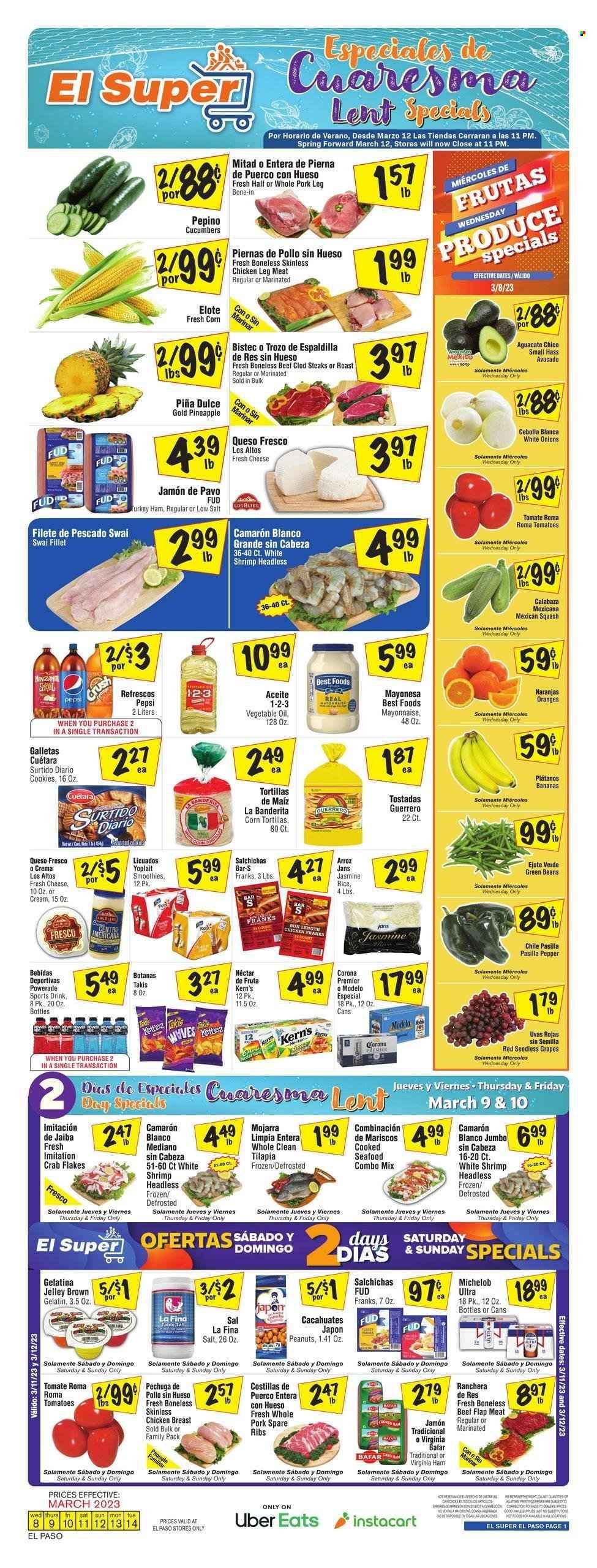 El Super (TX) Weekly Ad Flyer Specials March 8 to March 14, 2023