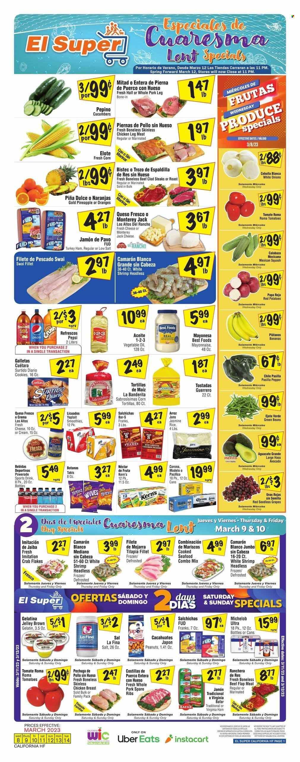 El Super (CA) Weekly Ad Flyer Specials March 8 to March 14, 2023