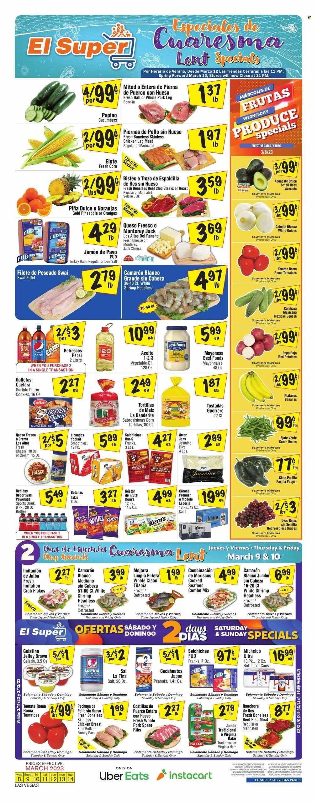 El Super (NV) Weekly Ad Flyer Specials March 8 to March 14, 2023