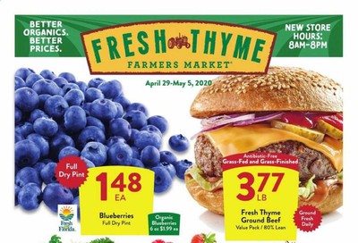 Fresh Thyme Weekly Ad & Flyer April 29 to May 5