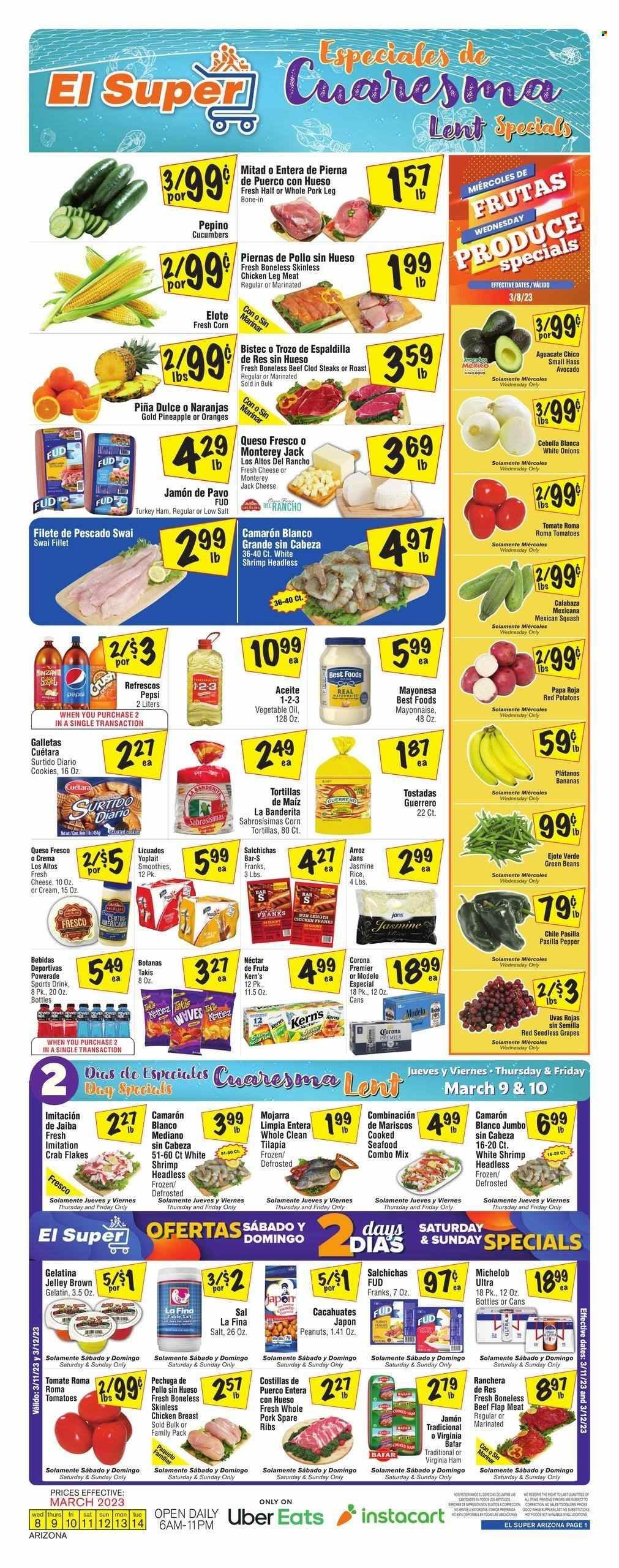 El Super (AZ) Weekly Ad Flyer Specials March 8 to March 14, 2023