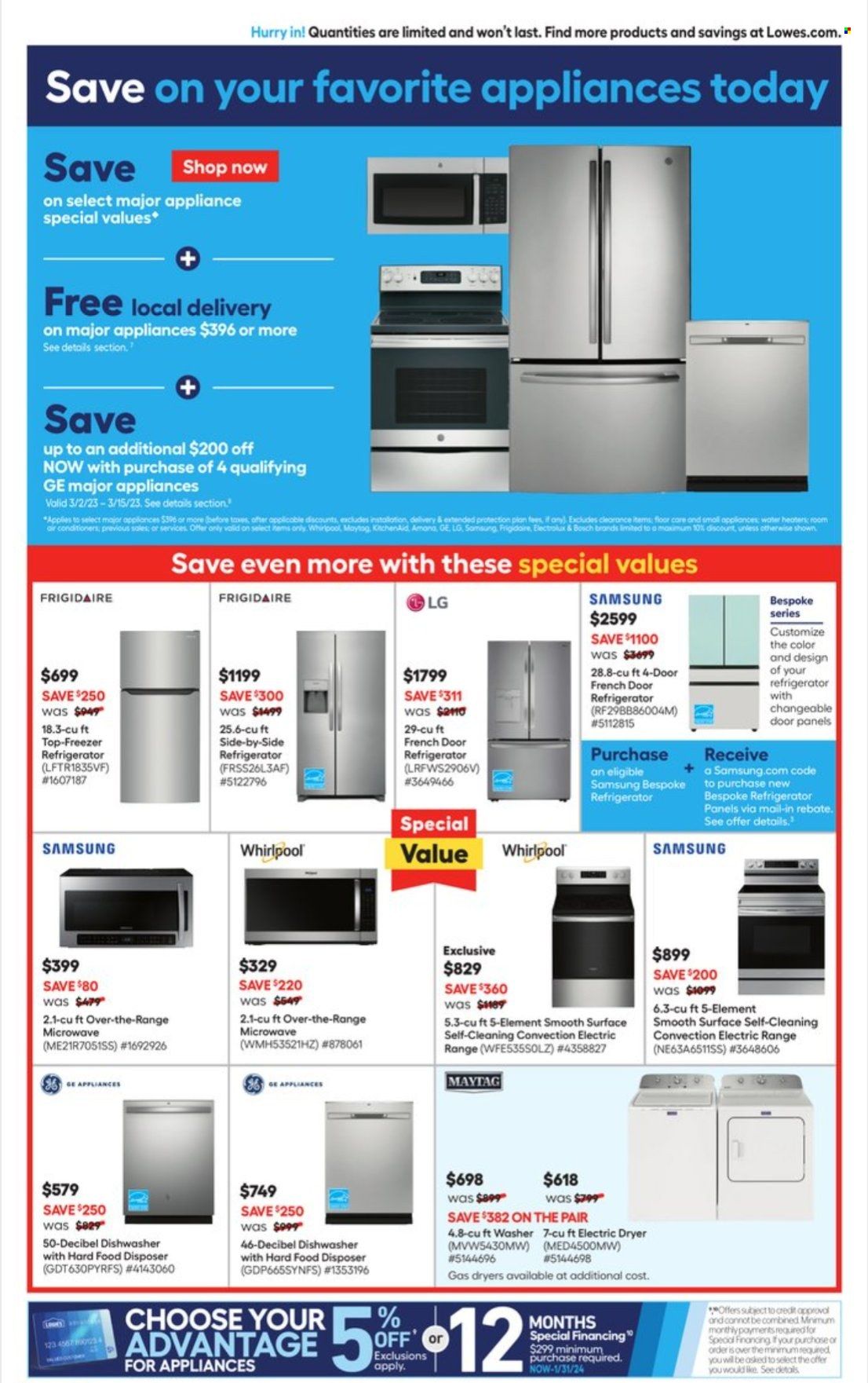 Lowe's Weekly Ad Flyer Specials March 9 to March 22, 2023