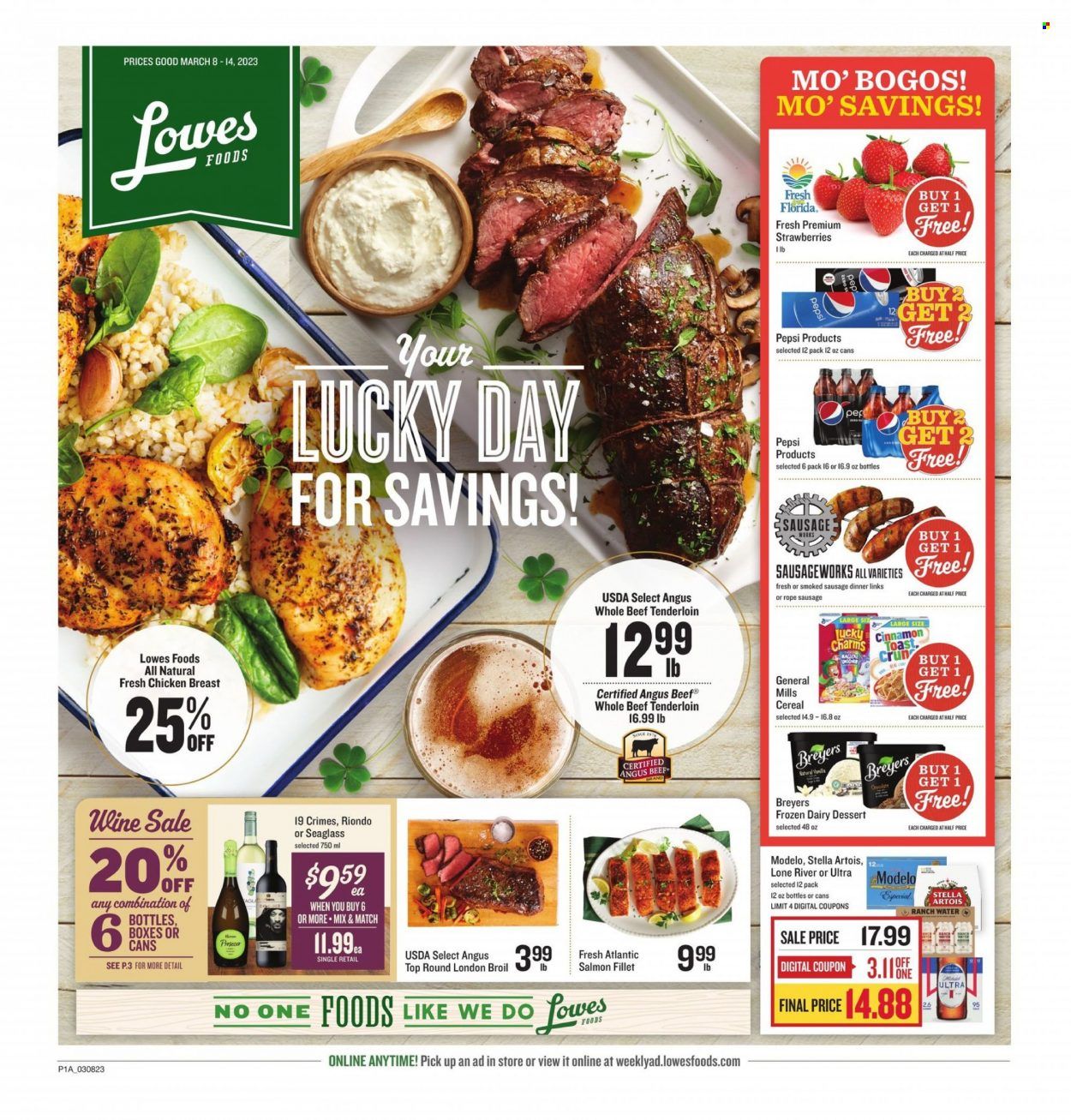 Lowes Foods (NC, SC) Weekly Ad Flyer Specials March 8 to March 14, 2023