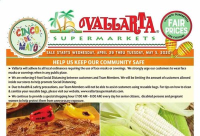 Vallarta Weekly Ad & Flyer April 29 to May 5