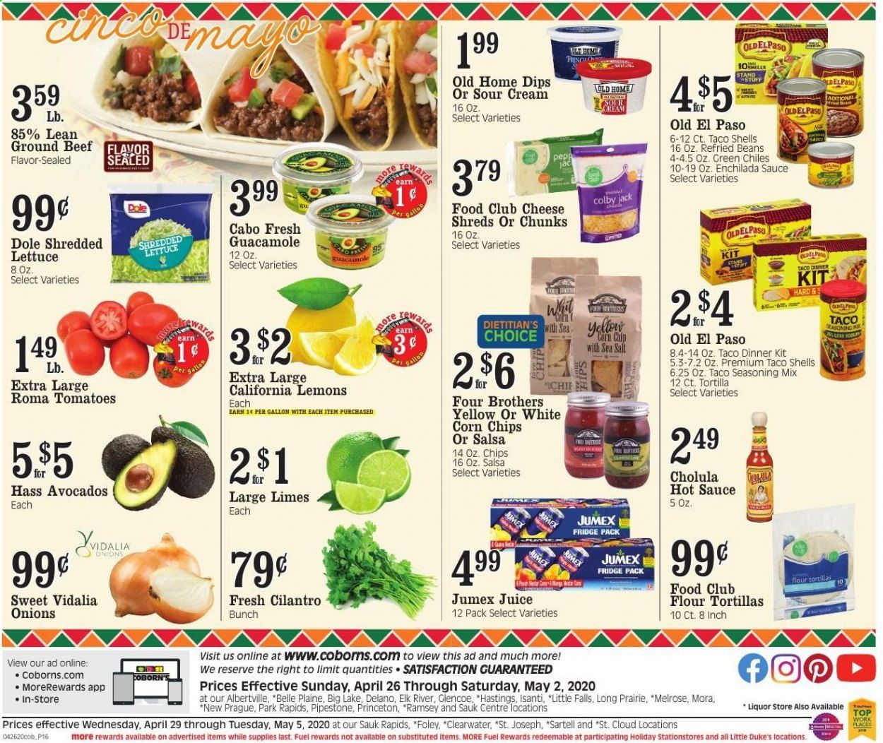 Coborn's Weekly Ad & Flyer April 26 to May 5