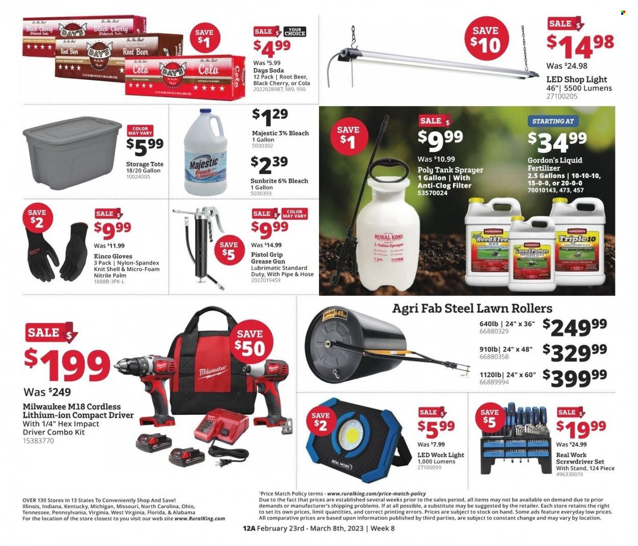 Rural King (IL, IN, KY, MO, OH, PA, TN, VA, WV) Weekly Ad Flyer Specials February 23 to March 8, 2023