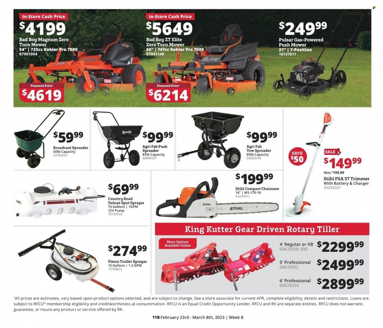 Rural King (AL, FL) Weekly Ad Flyer Specials February 23 to March 8, 2023
