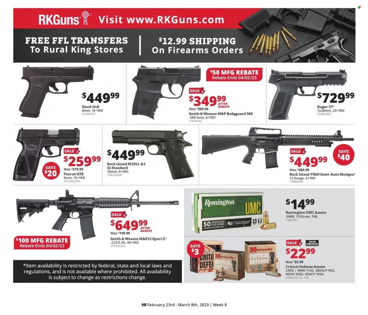 Rural King (AL, FL) Weekly Ad Flyer Specials February 23 to March 8, 2023