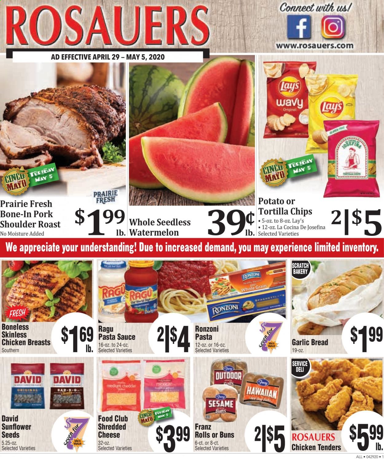Rosauers Weekly Ad & Flyer April 29 to May 5
