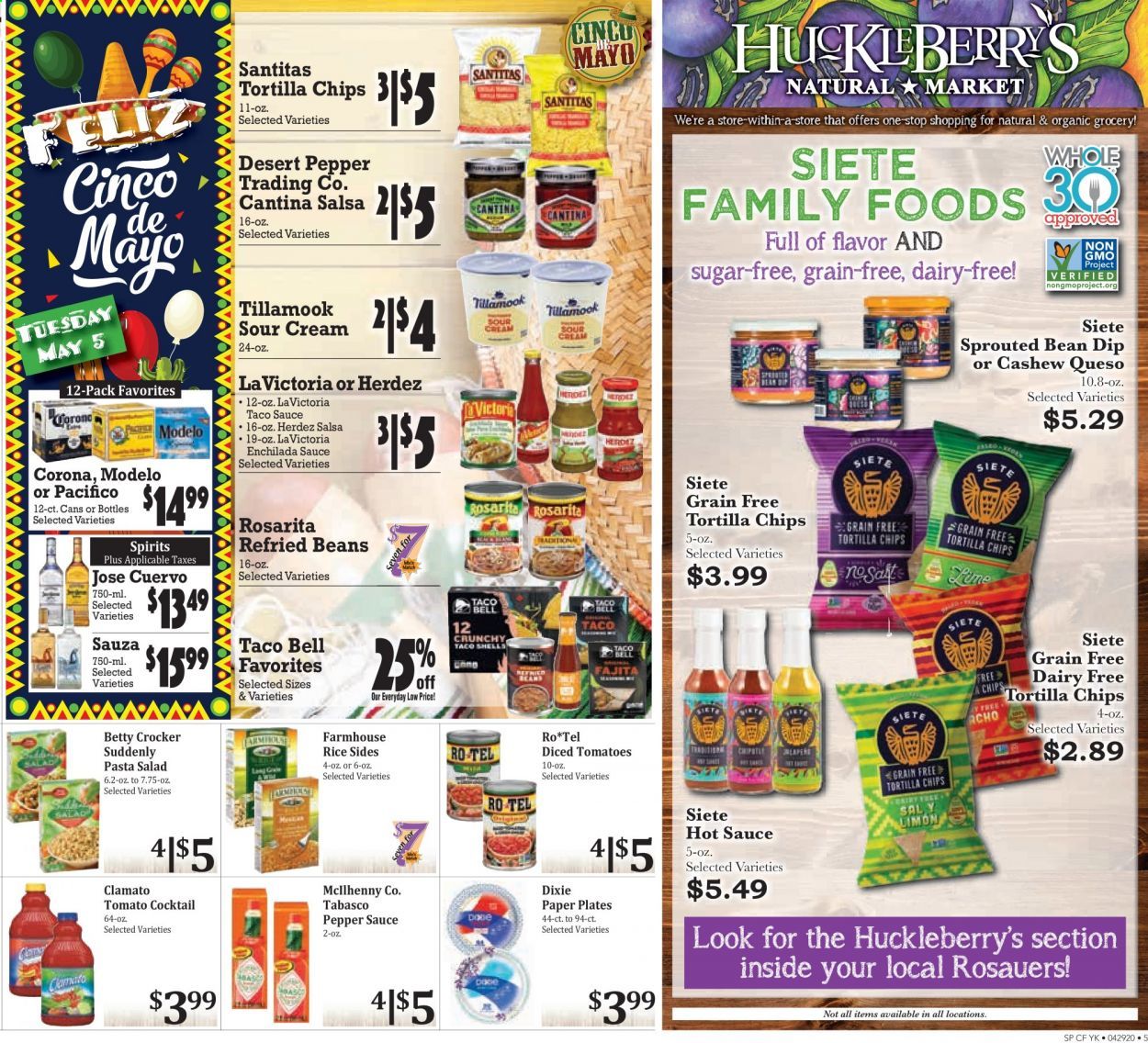 Rosauers Weekly Ad & Flyer April 29 to May 5