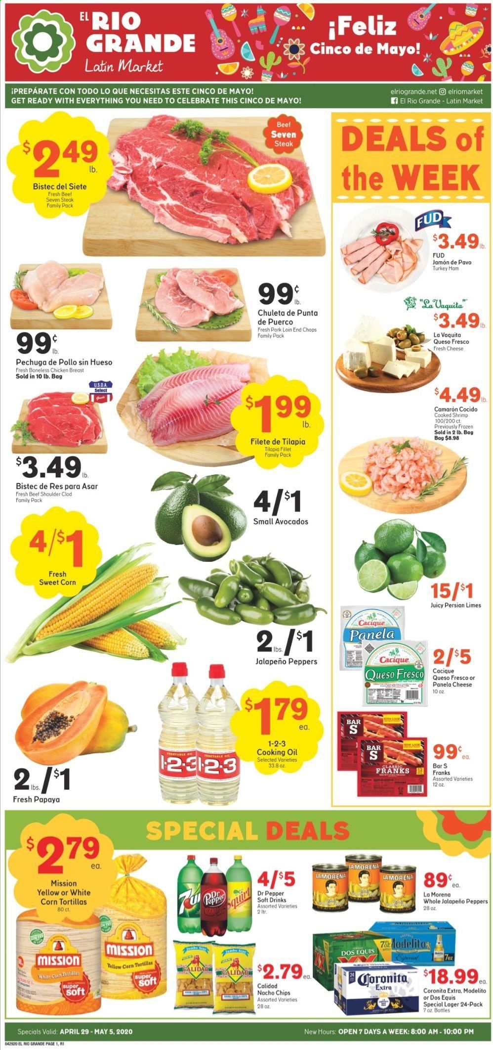 El Rio Grande Weekly Ad & Flyer April 29 to May 5