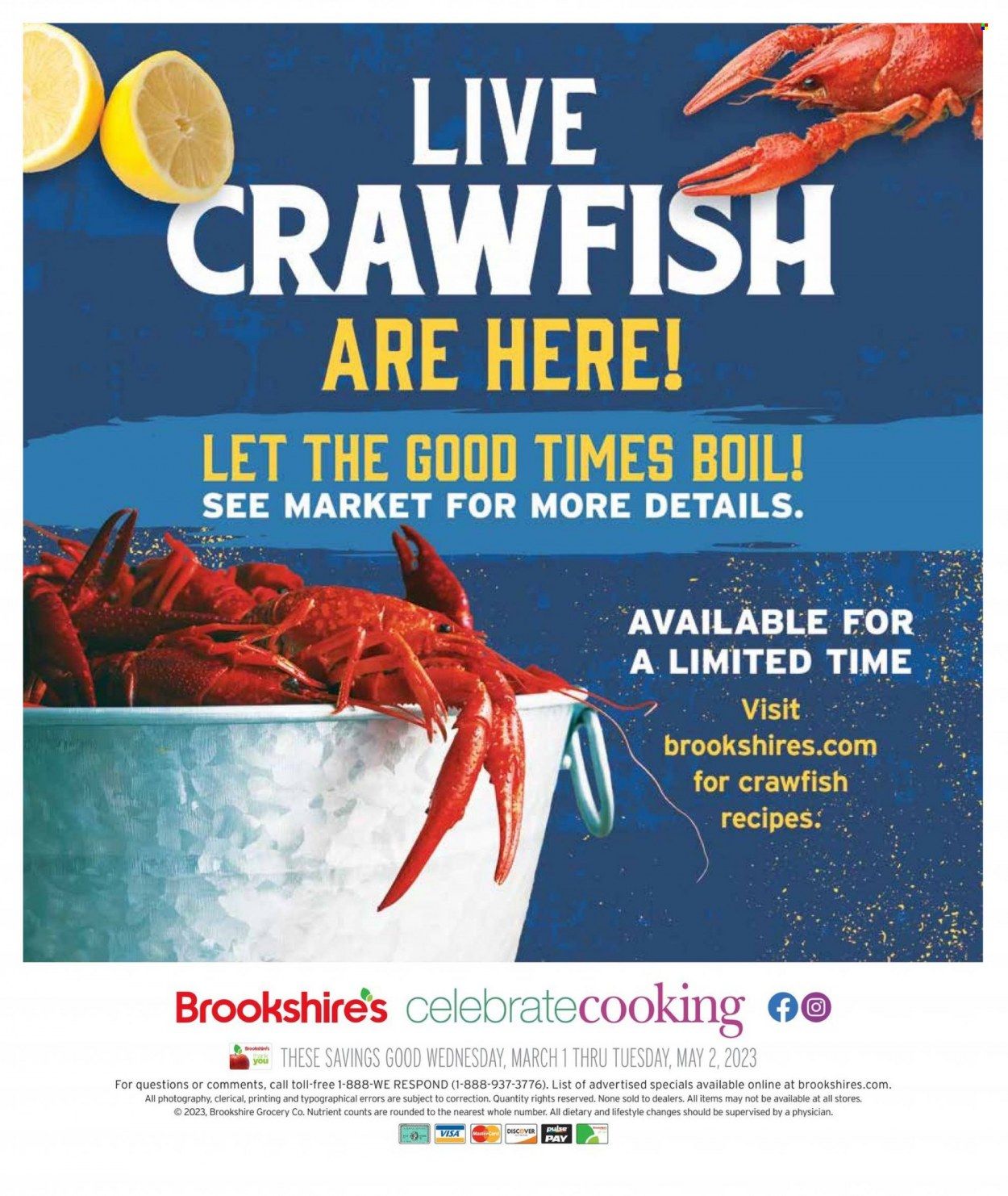 Brookshires (AR, LA, TX) Weekly Ad Flyer Specials March 1 to May 2, 2023