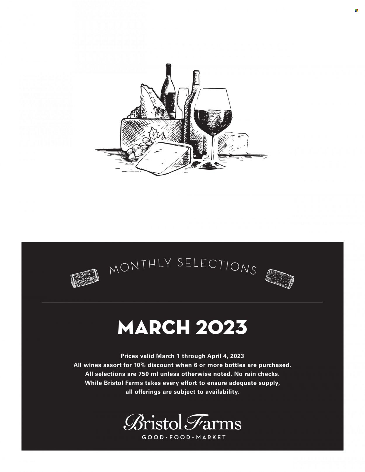 Bristol Farms (CA) Weekly Ad Flyer Specials March 1 to April 4, 2023