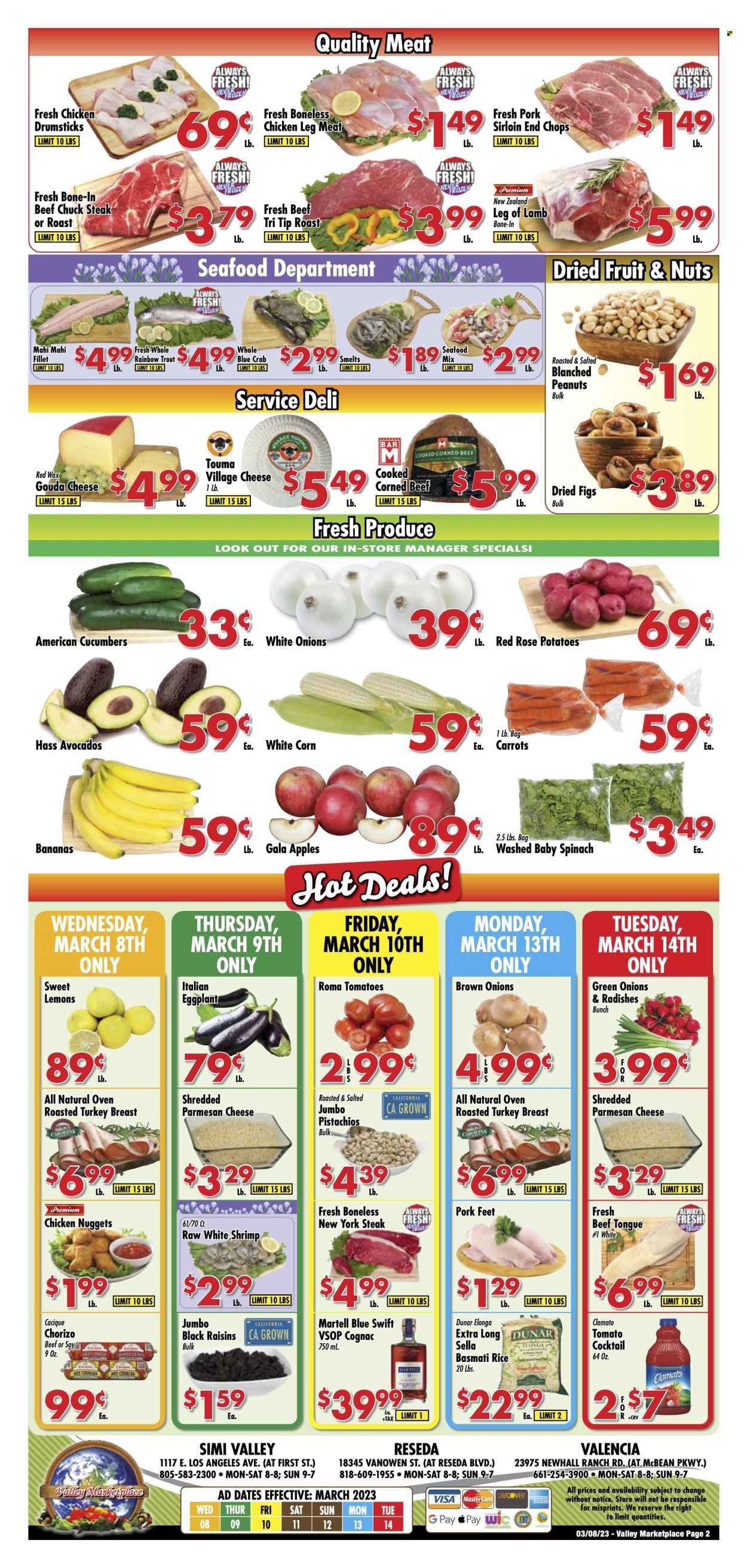 Valley Marketplace (CA) Weekly Ad Flyer Specials March 8 to March 14, 2023