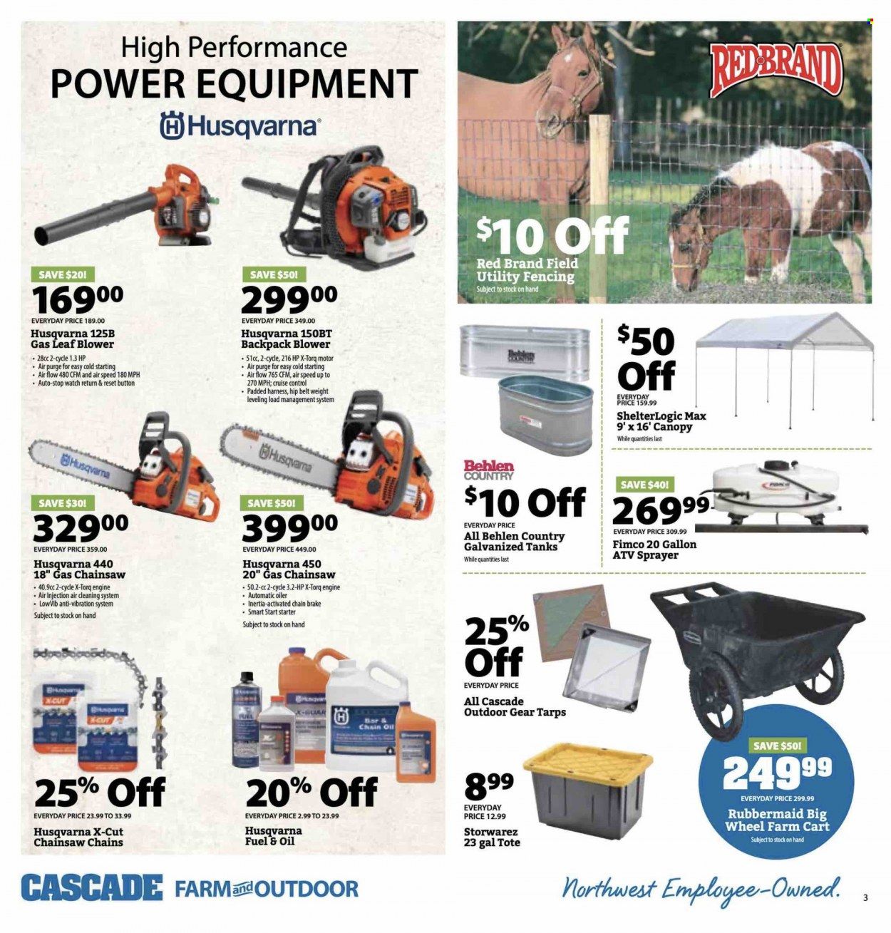 Cascade Farm And Outdoor (OR, WA) Weekly Ad Flyer Specials March 1 to March 14, 2023