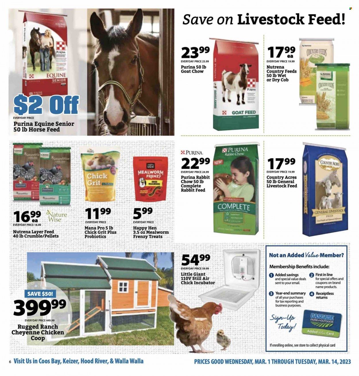 Cascade Farm And Outdoor (OR, WA) Weekly Ad Flyer Specials March 1 to March 14, 2023