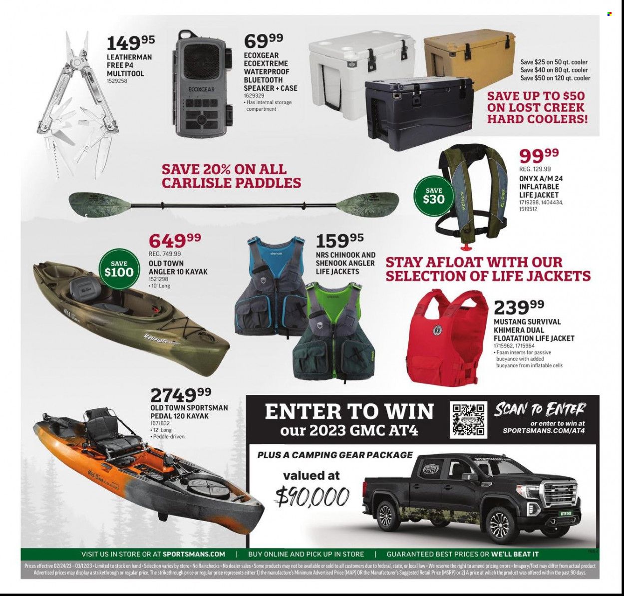 Sportsman's Warehouse Weekly Ad Flyer Specials February 24 to March 12, 2023