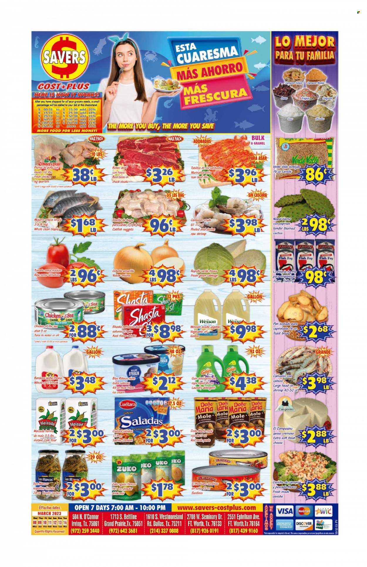 Savers Cost Plus (TX) Weekly Ad Flyer Specials March 8 to March 14, 2023