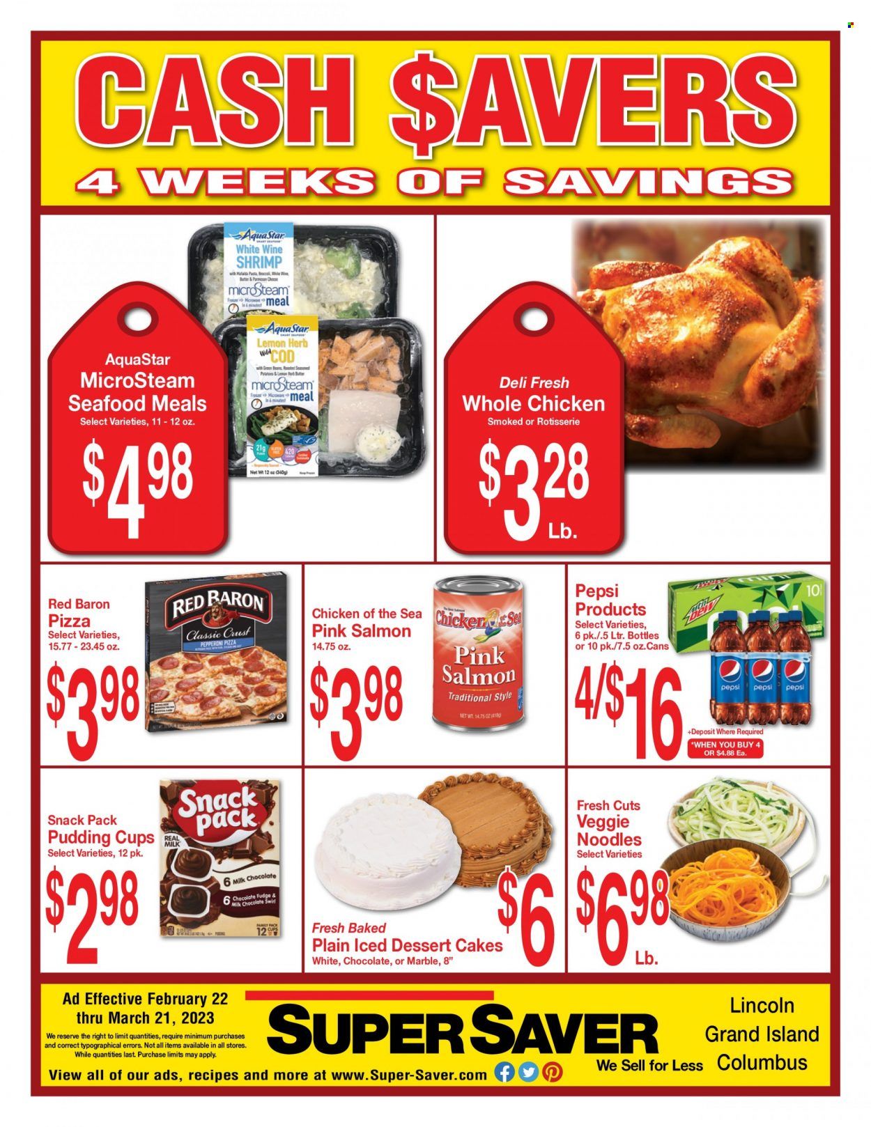 Super Saver Weekly Ad Flyer Specials February 22 to March 21, 2023