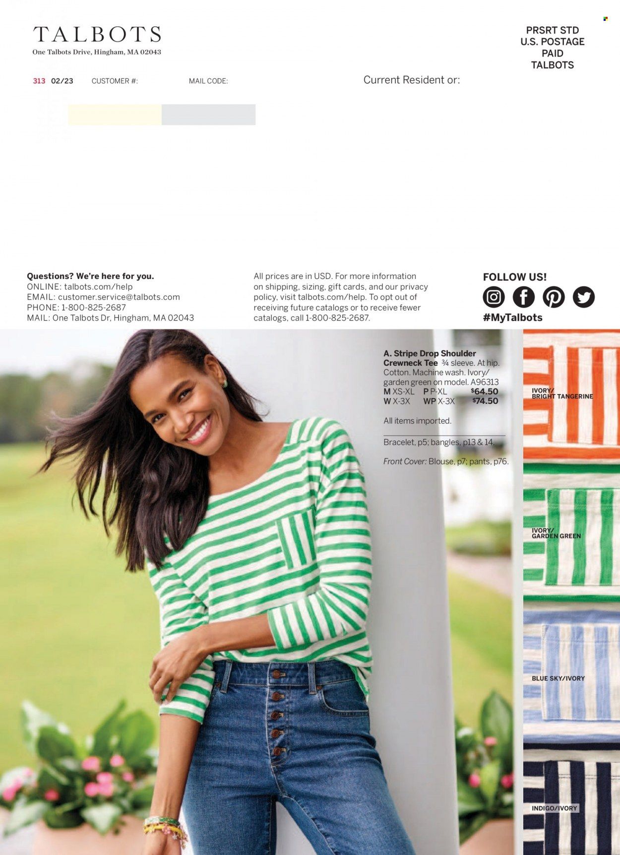 Talbots Weekly Ad Flyer Specials March 1 to March 31, 2023