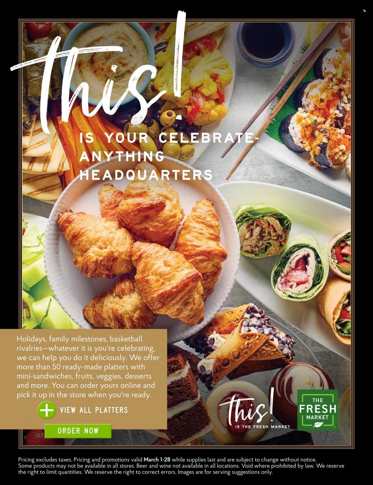 The Fresh Market Weekly Ad Flyer Specials March 1 to March 31, 2023