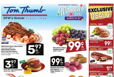 Tom Thumb (TX) Weekly Ad Flyer Specials March 8 to March 14, 2023