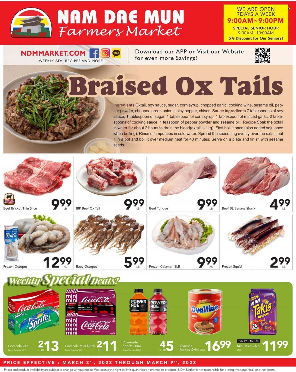 Nam Dae Mun Farmers Market (GA) Weekly Ad Flyer Specials March 3 to March 9, 2023