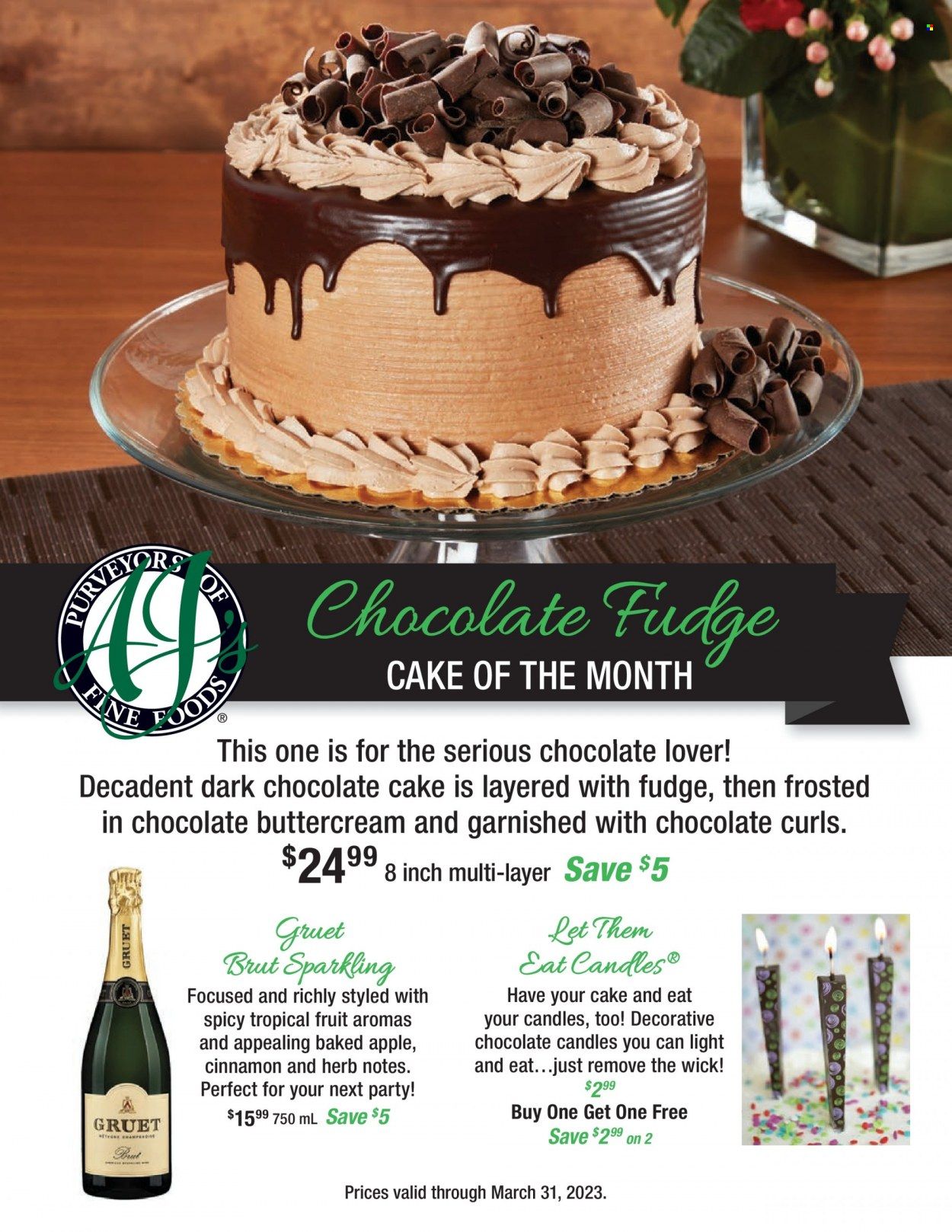 AJ's Fine Foods (AZ) Weekly Ad Flyer Specials March 7 to March 31, 2023