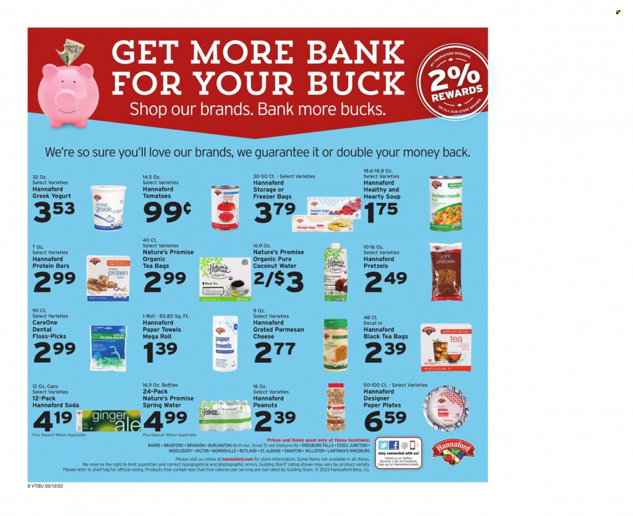Hannaford (VT) Weekly Ad Flyer Specials March 12 to March 18, 2023